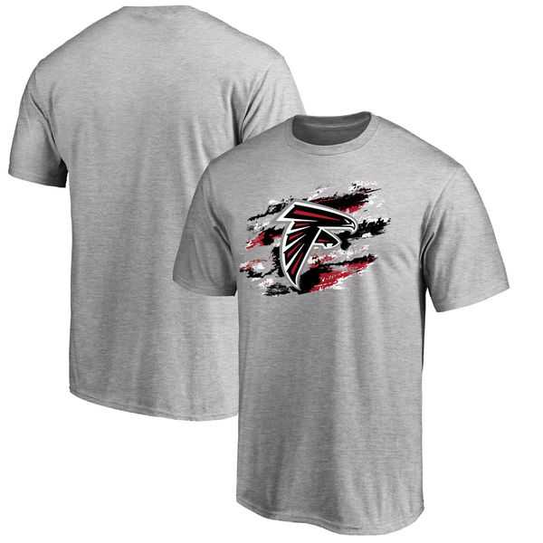 Men's Atlanta Falcons NFL Pro Line True Color T-Shirt Heathered Gray,We sell and wholesale Men's Atlanta Falcons NFL Pro Line True Color T-Shirt Heathered Gray on line form chian!